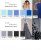 Креп стрейч Амузен 14-4122, 85 гр/м2, шир.150см, цвет голубой - купить в Грозном. Цена 148.37 руб.