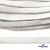 Шнур плетеный d-8 мм плоский, 70% хлопок 30% полиэстер, уп.85+/-1 м, цв.1018-белый - купить в Грозном. Цена: 735 руб.