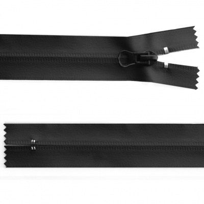Молния водонепроницаемая PVC Т-7, 20 см, неразъемная, цвет чёрный - купить в Грозном. Цена: 21.56 руб.