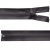 Молния водонепроницаемая PVC Т-7, 60 см, разъемная, цвет (301) т.серый - купить в Грозном. Цена: 49.39 руб.
