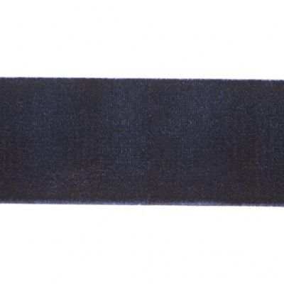 Лента бархатная нейлон, шир.25 мм, (упак. 45,7м), цв.180-т.синий - купить в Грозном. Цена: 800.84 руб.