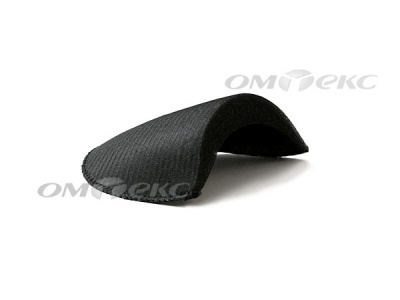 Плечевые накладки OВТ-16, обшитые, цвет чёрный - купить в Грозном. Цена: 23.76 руб.