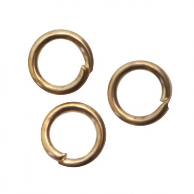 Кольцо  соединительное для бижутерии 4 мм, цв.-золото - купить в Грозном. Цена: 0.41 руб.