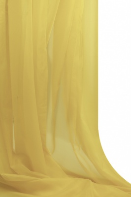 Портьерный капрон 12-0826, 47 гр/м2, шир.300см, цвет св.жёлтый - купить в Грозном. Цена 137.27 руб.