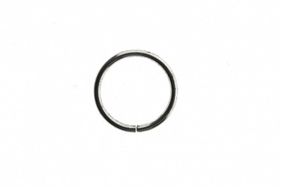 Кольцо металлическое d-15 мм, цв.-никель - купить в Грозном. Цена: 2.45 руб.