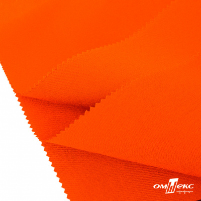 Ткань смесовая для спецодежды "Униформ" 17-1350, 200 гр/м2, шир.150 см, цвет люм.оранжевый - купить в Грозном. Цена 140.14 руб.
