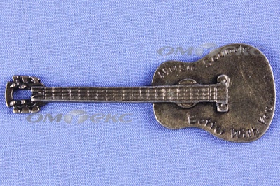 Декоративный элемент для творчества из металла "Гитара"  - купить в Грозном. Цена: 19.99 руб.