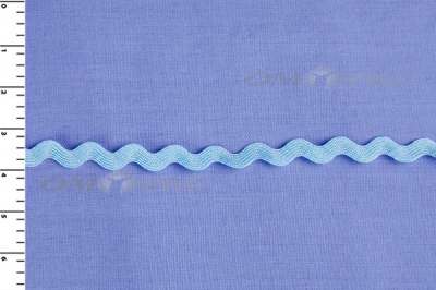 Тесьма плетеная "Вьюнчик"/голубой - купить в Грозном. Цена: 37.29 руб.