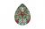 "Кабошоны" - заготовка для рукоделия акриловая фигурная 13 х 18мм - купить в Грозном. Цена: 7.32 руб.