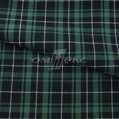 Ткань костюмная Клетка 25577, т.зеленый/зеленый./ч/бел, 230 г/м2, шир.150 см - купить в Грозном. Цена 539.74 руб.