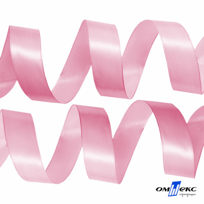 050-нежно-розовый Лента атласная упаковочная (В) 85+/-5гр/м2, шир.25 мм (1/2), 25+/-1 м - купить в Грозном. Цена: 53.96 руб.