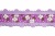 Тесьма декоративная 0385-6169, шир. 25 мм/уп. 22,8+/-1 м, цвет 01-фиолетовый - купить в Грозном. Цена: 387.43 руб.