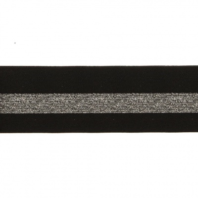 #2/6-Лента эластичная вязаная с рисунком шир.52 мм (45,7+/-0,5 м/бобина) - купить в Грозном. Цена: 69.33 руб.