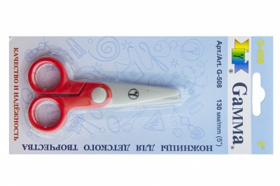 Ножницы G-508 детские 130 мм - купить в Грозном. Цена: 118.32 руб.