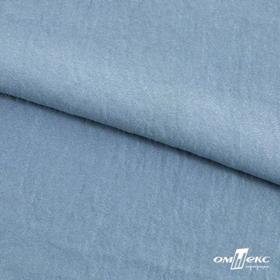 Ткань плательная Муар, 100% полиэстер,165 (+/-5) гр/м2, шир. 150 см, цв. Серо-голубой - купить в Грозном. Цена 215.65 руб.