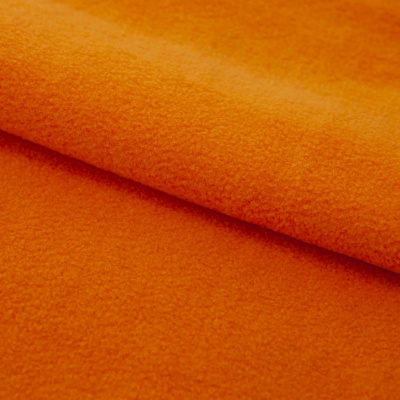Флис DTY 16-1358, 250 г/м2, шир. 150 см, цвет оранжевый - купить в Грозном. Цена 640.46 руб.