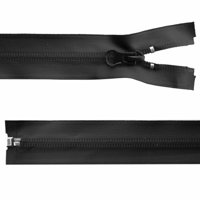 Молния водонепроницаемая PVC Т-7, 100 см, разъемная, цвет чёрный - купить в Грозном. Цена: 61.89 руб.