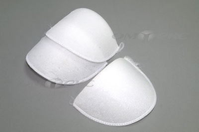 Плечевые накладки ОВ-10, обшитые, цвет белый - купить в Грозном. Цена: 16.83 руб.
