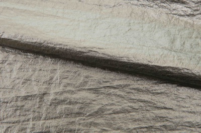 Текстильный материал "Диско"#1805 с покрытием РЕТ, 40гр/м2, 100% полиэстер, цв.6-тем.серебро - купить в Грозном. Цена 412.36 руб.