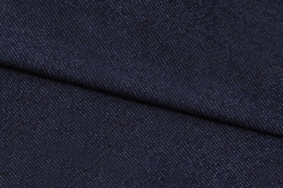 Ткань джинсовая №96, 160 гр/м2, шир.148см, цвет т.синий - купить в Грозном. Цена 350.42 руб.