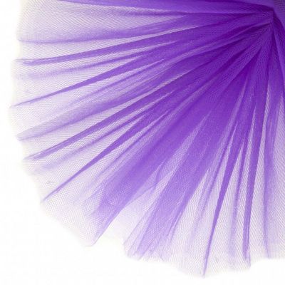 Фатин матовый 16-85, 12 гр/м2, шир.300см, цвет фиолетовый - купить в Грозном. Цена 96.31 руб.