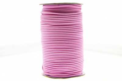 0370-1301-Шнур эластичный 3 мм, (уп.100+/-1м), цв.141- розовый - купить в Грозном. Цена: 459.62 руб.