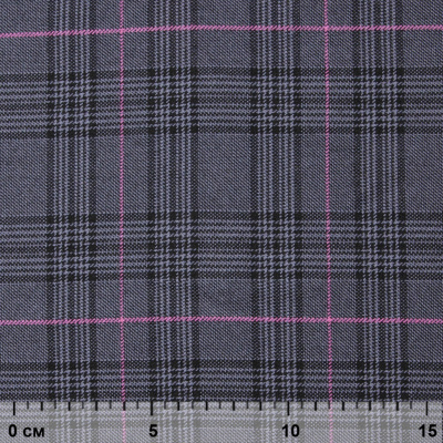 Ткань костюмная "Клер" 80% P, 16% R, 4% S, 200 г/м2, шир.150 см,#7 цв-серый/розовый - купить в Грозном. Цена 412.02 руб.