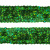 Тесьма с пайетками D4, шир. 20 мм/уп. 25+/-1 м, цвет зелёный - купить в Грозном. Цена: 778.19 руб.