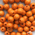 0309-Бусины деревянные "ОмТекс", 16 мм, упак.50+/-3шт, цв.003-оранжевый - купить в Грозном. Цена: 62.22 руб.