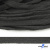 Шнур плетеный d-8 мм плоский, 70% хлопок 30% полиэстер, уп.85+/-1 м, цв.1026-серый - купить в Грозном. Цена: 735 руб.