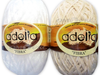 Пряжа Adelia "Fibra", полиэстер 100%, 50 гр/200 м - купить в Грозном. Цена: 34.67 руб.