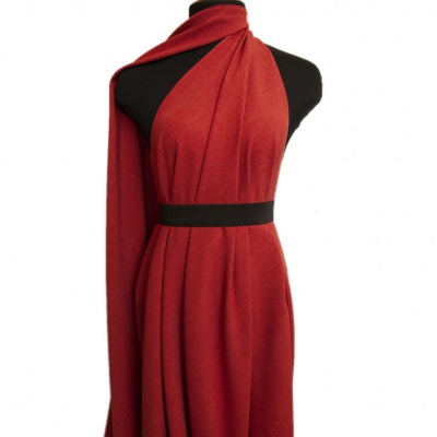 Ткань костюмная габардин "Меланж" 6121А, 172 гр/м2, шир.150см, цвет терракот - купить в Грозном. Цена 296.19 руб.