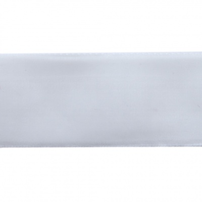 Лента бархатная нейлон, шир.25 мм, (упак. 45,7м), цв.01-белый - купить в Грозном. Цена: 981.09 руб.
