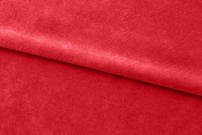 Бархат стрейч, 240 гр/м2, шир.160см, (2,4 м/кг), цвет 14/красный - купить в Грозном. Цена 886.02 руб.