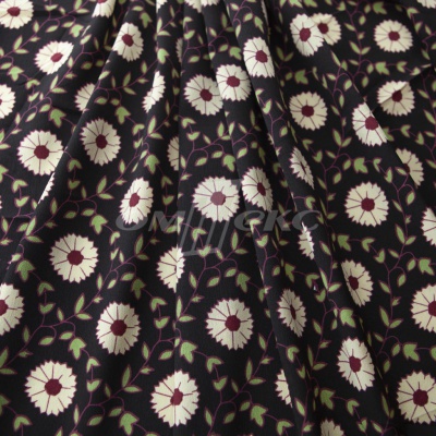 Плательная ткань "Фламенко" 10.1, 80 гр/м2, шир.150 см, принт растительный - купить в Грозном. Цена 243.96 руб.