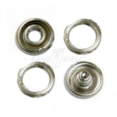 Кнопки рубашечные 10,5 мм никель New Star (кольцо) - купить в Грозном. Цена: 5.80 руб.