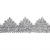Тесьма металлизированная 0384-0240, шир. 40 мм/уп. 25+/-1 м, цвет серебро - купить в Грозном. Цена: 490.74 руб.