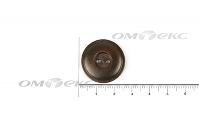 Пуговица деревянная круглая №54 (25мм) - купить в Грозном. Цена: 4.12 руб.
