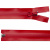 Молния водонепроницаемая PVC Т-7, 60 см, разъемная, цвет (820) красный - купить в Грозном. Цена: 49.90 руб.
