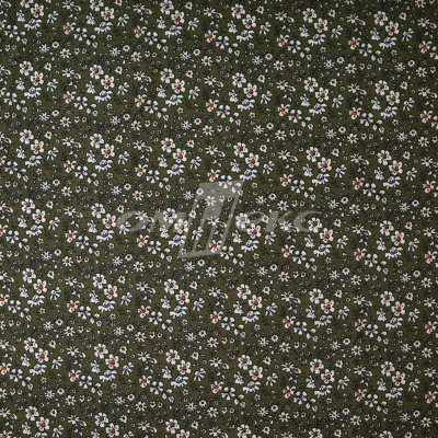 Плательная ткань "Фламенко" 11.2, 80 гр/м2, шир.150 см, принт растительный - купить в Грозном. Цена 259.21 руб.