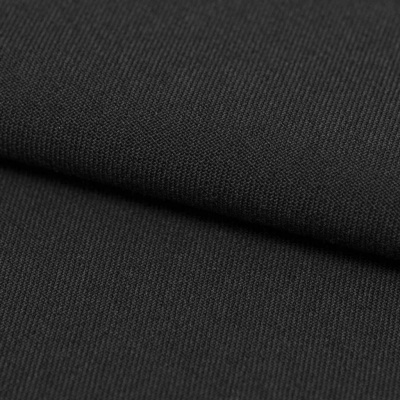 Костюмная ткань с вискозой "Рошель", 250 гр/м2, шир.150см, цвет чёрный - купить в Грозном. Цена 438.12 руб.