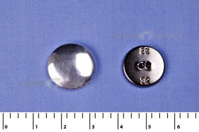 Формы для пуговиц и прочие части пуговиц; заготовки для пуговиц №20 с петлёй сталь (#32) - купить в Грозном. Цена: 1.79 руб.