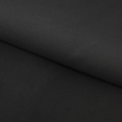 Костюмная ткань "Элис", 200 гр/м2, шир.150см, цвет чёрный - купить в Грозном. Цена 306.20 руб.