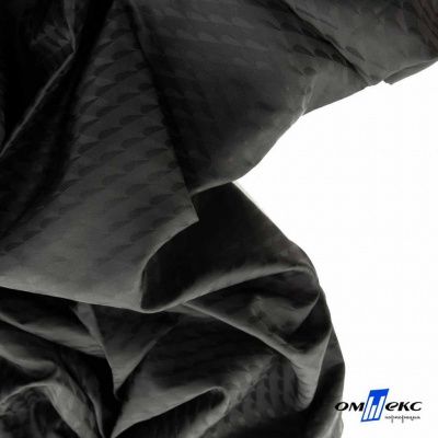 Ткань подкладочная Жаккард PV2416932, 93г/м2, 145 см,черный - купить в Грозном. Цена 241.46 руб.