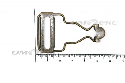 Застежки для комбинезонов металлическая 32 мм Никель (20ШТ)  - купить в Грозном. Цена: 3.18 руб.