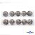 119-02 Кнопки пришивные декоративные металл 25 мм, цв.-никель - купить в Грозном. Цена: 30.23 руб.