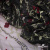 Сетка с вышивкой "Мадрид" 135 г/м2, 100% нейлон, ширина 130 см, Цвет 4/Черный - купить в Грозном. Цена 980 руб.