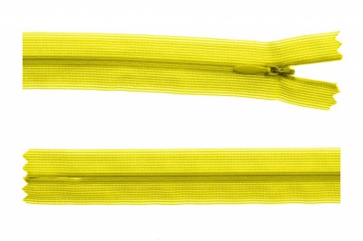Молния потайная Т3 131, 20 см, капрон, цвет жёлтый - купить в Грозном. Цена: 5.12 руб.