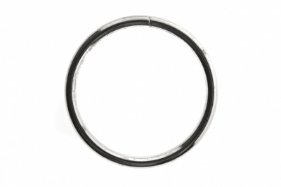 Кольцо металлическое №40 мм, цв.-никель - купить в Грозном. Цена: 4.45 руб.