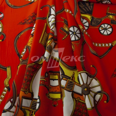 Плательная ткань "Фламенко" 16.1, 80 гр/м2, шир.150 см, принт этнический - купить в Грозном. Цена 243.96 руб.